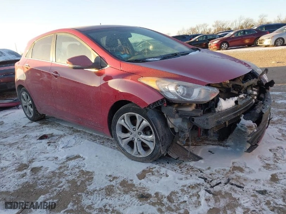 2015 Hyundai Elantra GT with VIN KMHD35LH0FU241657, listed as a IAAI auction lot 41333495 with 91,093 mi miles. Bid and sale history available at carsss.com. Image 1.