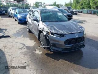 2024 Honda HR-V EX-L with VIN 3CZRZ2H73RM714011, listed as a IAAI auction lot 42143142 with 24,300 mi miles and . Bid and sale history available at DreamBid. Image 1.