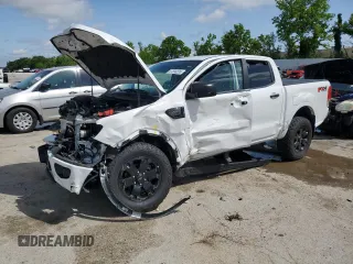 2019 Ford Ranger XL with VIN 1FTER4FH9KLA66001, listed as a Copart auction lot 57598535 with 75,422 mi miles and Non repairable. Bid and sale history available at DreamBid. Image 1.