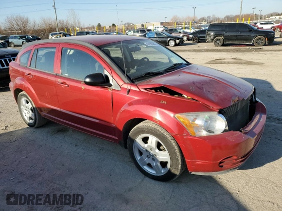 2009 Dodge Caliber SXT with VIN 1B3HB48A69D224267, listed as a Copart auction lot 48236845 with 128,213 mi miles and Salvage Title. Bid and sale history available at carsss.com. Image 4.