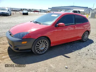 2002 Ford Focus SVT with VIN 3FAHP39532R237704, listed as a Copart auction lot 68014614 with 209,004 mi miles and Salvage Title. Bid and sale history available at DreamBid. Image 1.