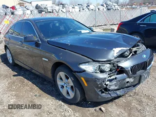2012 BMW 5 Series 528i xDrive with VIN WBAXH5C58CDW03798, listed as a IAAI auction lot 42011933 with 115,508 mi miles and . Bid and sale history available at DreamBid. Image 1.