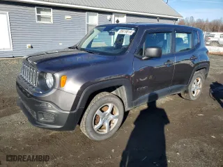 2018 Jeep Renegade Sport with VIN ZACCJBAH2JPJ14861, listed as a Copart auction lot 85419014 with 120,947 mi miles and Clean Title. Bid and sale history available at carsss.com. Image 1.