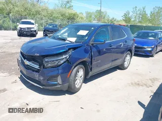 2023 Chevrolet Equinox LT with VIN 3GNAXKEG7PL197318, listed as a IAAI auction lot 42208609 with 45,092 mi miles and . Bid and sale history available at carsss.com. Image 17.