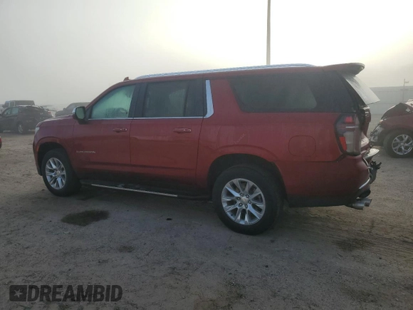 2023 Chevrolet Suburban Premier with VIN 1GNSCFKD8PR174382, listed as a Copart auction lot 55236275 with 43,997 mi miles and Salvage title. Bid and sale history available at DreamBid. Image 2.