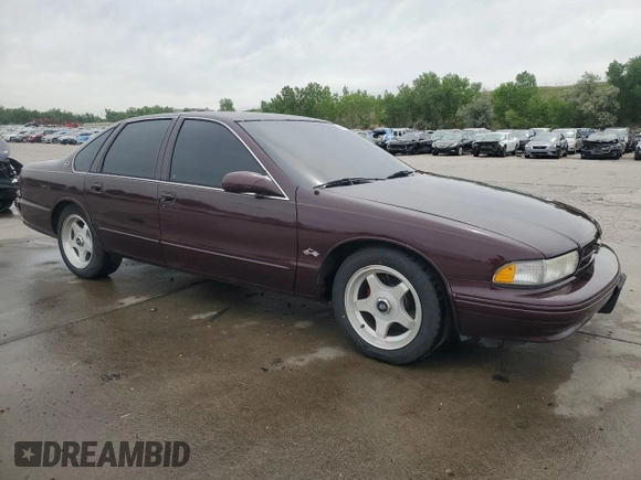 1996 Chevrolet Caprice 1SA Special Value with VIN 1G1BL52P7TR169402, listed as a Copart auction lot 58929695 with 152,433 mi miles and Clean title. Bid and sale history available at DreamBid. Image 4.