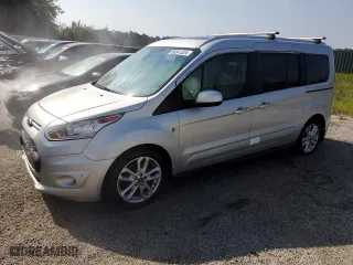 2015 Ford Transit Connect Wagon Titanium with VIN NM0GE9G77F1202471, listed as a Copart auction lot 66541324 with 223,089 mi miles and Salvage Title. Bid and sale history available at carsss.com. Image 1.