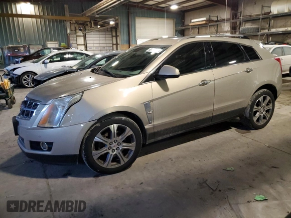 2012 Cadillac SRX Performance Collection with VIN 3GYFNEE39CS509166, listed as a Copart auction lot 46138575 with 191,572 mi miles and Salvage Title. Bid and sale history available at carsss.com. Image 1.