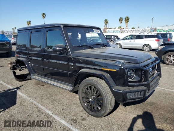 2022 Mercedes-Benz G 550 with VIN W1NYC6BJ3NX443544, listed as a Copart auction lot 86539244 with 17,618 mi miles and Salvage Title. Bid and sale history available at DreamBid. Image 4.