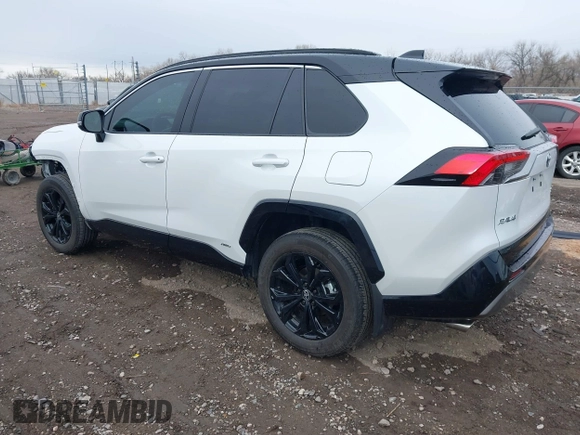2024 Toyota RAV4 Hybrid XSE with VIN 2T3E6RFV3RW066031, listed as a IAAI auction lot 41736142 with 8,007 mi miles. Bid and sale history available at carsss.com. Image 3.