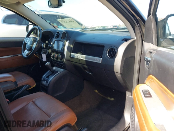 2017 Jeep Compass High Altitude with VIN 1C4NJDEB9HD108724, listed as a IAAI auction lot 41673207 with 87,884 mi miles and . Bid and sale history available at carsss.com. Image 5.