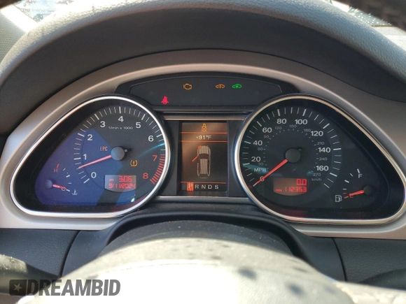 2008 Audi Q7 4.2L Premium with VIN WA1EV74L48D061340, listed as a Copart auction lot 70864584 with 112,353 mi miles and Salvage Title. Bid and sale history available at carsss.com. Image 9.