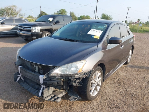 2014 Nissan Sentra S with VIN 3N1AB7AP8EY307967, listed as a IAAI auction lot 42210242 with 145,656 mi miles and . Bid and sale history available at DreamBid. Image 6.