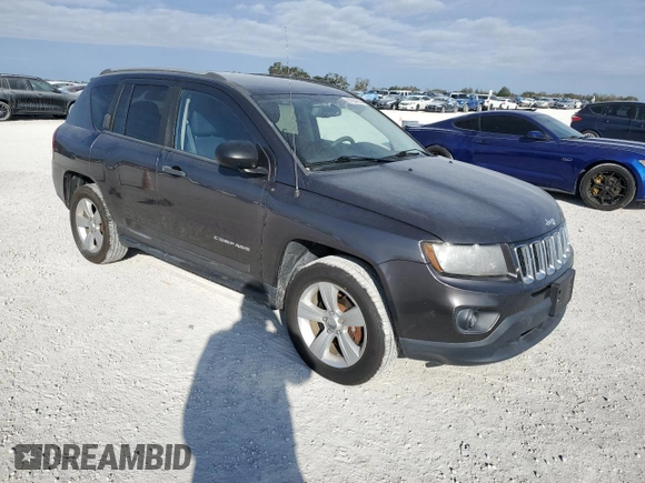 2016 Jeep Compass Sport SE with VIN 1C4NJDBBXGD523537, listed as a Copart auction lot 87664995 with 132,010 mi miles and Salvage title. Bid and sale history available at DreamBid. Image 4.