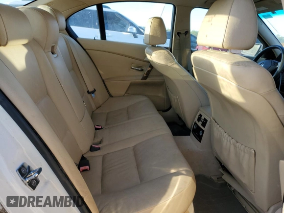 2007 BMW 5 Series 525i with VIN WBANE53537CW64553, listed as a Copart auction lot 52361445 with 169,381 mi miles and Clean Title. Bid and sale history available at carsss.com. Image 10.