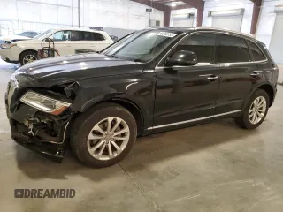 2015 Audi Q5 Premium Plus with VIN WA1LFAFP4FA141494, listed as a Copart auction lot 60656755 with 91,375 mi miles and Salvage title. Bid and sale history available at DreamBid. Image 1.