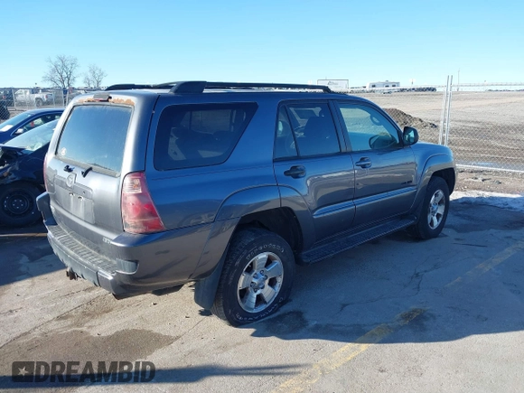 2004 Toyota 4Runner SR5 with VIN JTEBU14R948021377, listed as a IAAI auction lot 41667698 with 239,676 mi miles and . Bid and sale history available at DreamBid. Image 4.