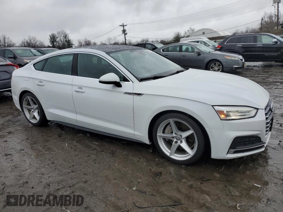 2018 Audi A5 Sportback Premium with VIN WAUDNCF54JA132582, listed as a Copart auction lot 48744714 with 60,921 mi miles. Bid and sale history available at carsss.com. Image 4.
