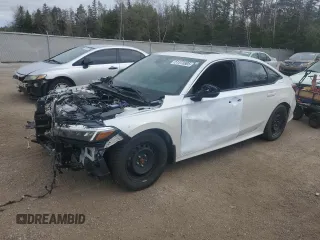 2024 Honda Civic Sport with VIN 2HGFE2F52RH100721, listed as a Copart auction lot 51373905 with 62,817 mi miles and Salvage title. Bid and sale history available at DreamBid. Image 1.