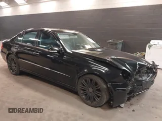 2007 Mercedes-Benz E-Class 3.5L with VIN WDBUF87X97B144693, listed as a IAAI auction lot 41497855 with 140,571 mi miles. Bid and sale history available at carsss.com. Image 1.