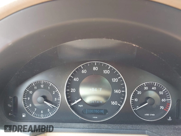 2007 Mercedes-Benz E 350 with VIN WDBUF56X27B010334, listed as a IAAI auction lot 42233993 with 100,780 mi miles and . Bid and sale history available at carsss.com. Image 7.