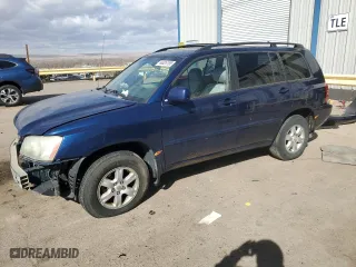 2003 Toyota Highlander with VIN JTEHF21AX30109263, listed as a Copart auction lot 44826195 with 214,959 mi miles and Salvage Title. Bid and sale history available at carsss.com. Image 1.