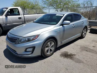 2014 Kia Optima LX with VIN KNAGM4AD9E5069157, listed as a Copart auction lot 57083745 with 137,520 mi miles and Salvage title. Bid and sale history available at DreamBid. Image 1.
