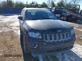 2017 Jeep Compass Latitude with VIN 1C4NJDEB5HD165566, listed as a IAAI auction lot 41290480 with 107,267 mi miles and . Bid and sale history available at DreamBid. Image 1.