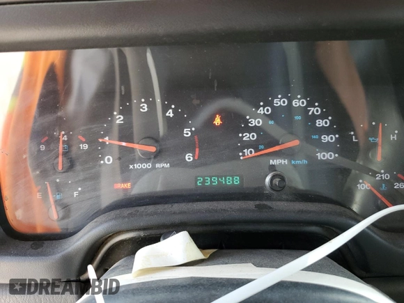 2004 Jeep Wrangler SE with VIN 1J4FA29124P796031, listed as a Copart auction lot 56875525 with 239,488 mi miles and Clean title. Bid and sale history available at DreamBid. Image 9.