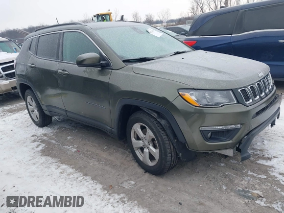 2018 Jeep Compass Altitude with VIN 3C4NJDBB1JT479462, listed as a IAAI auction lot 41276119 with 58,895 mi miles and . Bid and sale history available at carsss.com. Image 1.