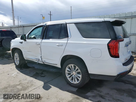 2021 GMC Yukon SLT with VIN 1GKS2BKD3MR185679, listed as a Copart auction lot 45471483 with 46,542 mi miles. Bid and sale history available at carsss.com. Image 2.