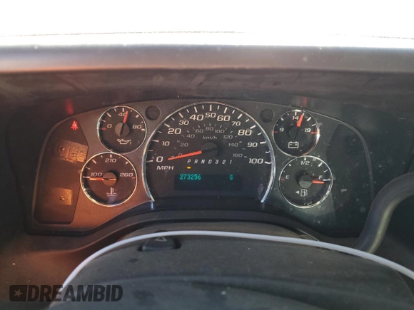 2012 Chevrolet Express Cargo with VIN 1GCSGAFX8C1107214, listed as a Copart auction lot 44963945 with 273,256 mi miles and Salvage title. Bid and sale history available at DreamBid. Image 9.