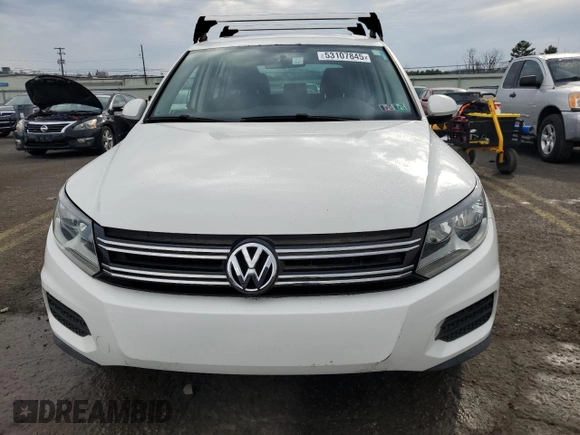 2013 Volkswagen Tiguan S with VIN WVGAV3AX7DW596953, listed as a Copart auction lot 53107845 with 131,732 mi miles and Clean title. Bid and sale history available at DreamBid. Image 5.