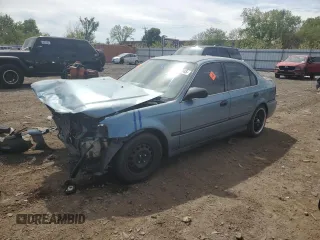 1999 Honda Civic LX z VIN 1HGEJ6676XL057517, wystawiony jako Copart lot #56634945 z przebiegiem 148 853 mil mil oraz Szkoda całkowita • Salvage title. Historia ofert i sprzedaży dostępna na DreamBid. Obrazek 1.