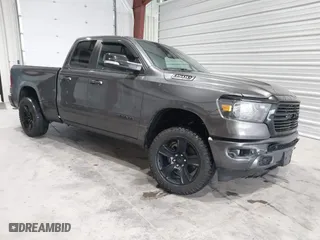2021 Ram 1500 Big Horn with VIN 1C6SRFBT8MN696504, listed as a IAAI auction lot 41669093 with 63,356 mi miles. Bid and sale history available at carsss.com. Image 1.