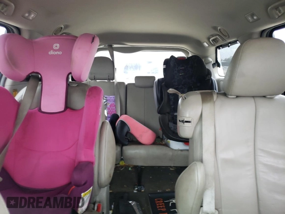 2014 Toyota Sienna XLE with VIN 5TDYK3DC2ES510647, listed as a Copart auction lot 54488845 with 216,091 mi miles and Salvage Title. Bid and sale history available at DreamBid. Image 10.