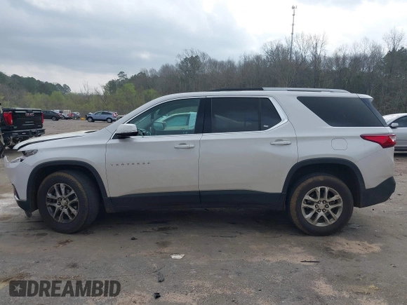 2018 Chevrolet Traverse LT Cloth z VIN 1GNERGKW8JJ279285, wystawiony jako IAAI lot #41795111 z przebiegiem 261 975 mil mil oraz . Historia ofert i sprzedaży dostępna na DreamBid. Obrazek 14.