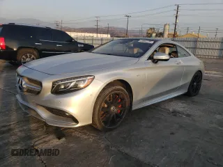 2015 Mercedes-Benz S-Class S 63 AMG with VIN WDDXJ7JB6FA007435, listed as a Copart auction lot 43662235 with 51,362 mi miles and Salvage Title. Bid and sale history available at carsss.com. Image 1.