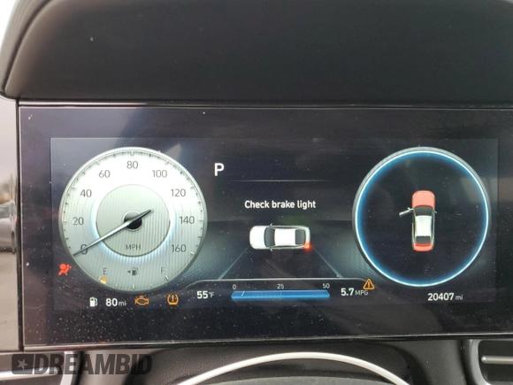 2023 Hyundai Elantra SEL with VIN KMHLS4AG9PU596069, listed as a Copart auction lot 83209214 with 20,407 mi miles and Salvage Title. Bid and sale history available at DreamBid. Image 9.