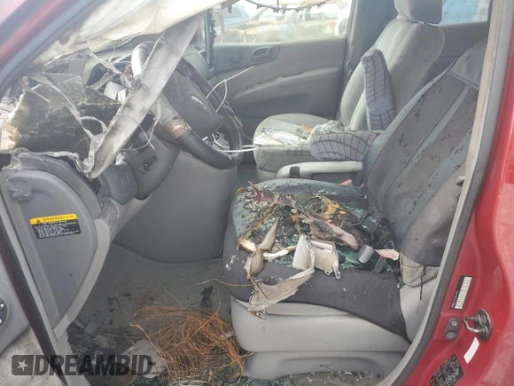 2007 Kia Sedona EX with VIN KNDMB233076142093, listed as a Copart auction lot 73549534 with 0 mi miles and Non Repairable. Bid and sale history available at carsss.com. Image 7.