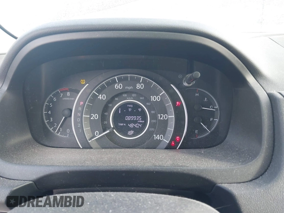 2014 Honda CR-V LX with VIN 2HKRM4H32EH719469, listed as a IAAI auction lot 41339991 with 89,935 mi miles. Bid and sale history available at carsss.com. Image 7.