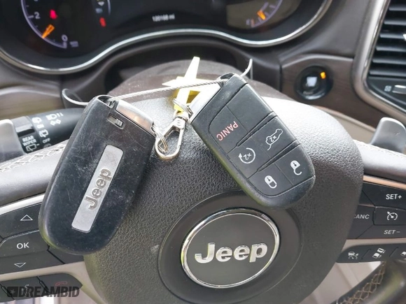 2014 Jeep Grand Cherokee Overland with VIN 1C4RJFCM0EC492833, listed as a IAAI auction lot 41836579 with 120,168 mi miles. Bid and sale history available at carsss.com. Image 11.