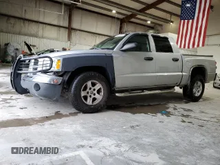 2005 Dodge Dakota SLT with VIN 1D7HE48K75S326347, listed as a Copart auction lot 80089704 with 226,165 mi miles and Salvage Title. Bid and sale history available at DreamBid. Image 1.