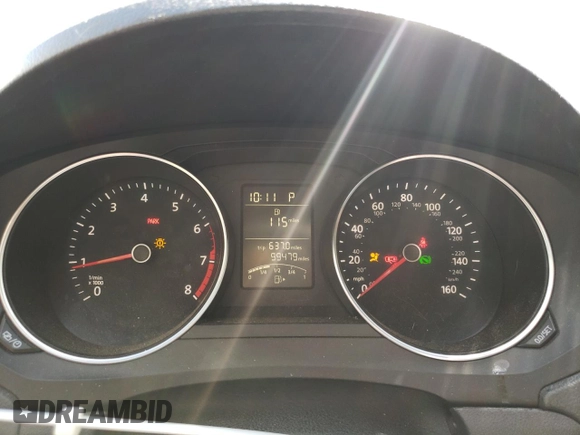 2015 Volkswagen Jetta S with VIN 3VW2K7AJ5FM296848, listed as a Copart auction lot 54992755 with 99,479 mi miles and Clean title. Bid and sale history available at DreamBid. Image 9.