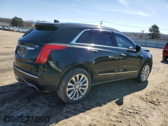 2017 Cadillac XT5 Platinum AWD with VIN 1GYKNFRS2HZ128548, listed as a Copart auction lot 46418065 with 118,071 mi miles and Salvage Title. Bid and sale history available at DreamBid. Image 3.