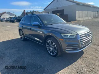 2018 Audi SQ5 Prestige with VIN WA1C4AFY5J2215054, listed as a Copart auction lot 79905154 with 105,478 mi miles and Clean Title. Bid and sale history available at DreamBid. Image 4.