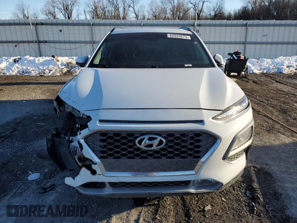 2021 Hyundai Kona Limited with VIN KM8K33A53MU602509, listed as a Copart auction lot 42932075 with 48,191 mi miles and Salvage Title. Bid and sale history available at carsss.com. Image 5.