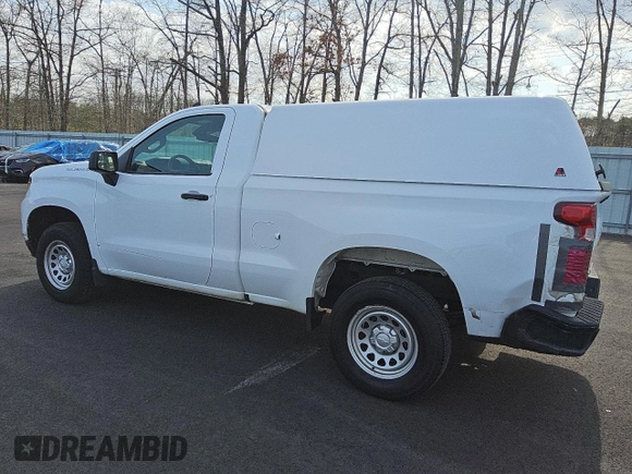 2023 Chevrolet Silverado 1500 Work Truck with VIN 3GCNAAEK3PG353504, listed as a Copart auction lot 52915425 with 57,193 mi miles and Clean Title. Bid and sale history available at DreamBid. Image 2.