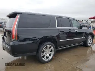 2015 Cadillac Escalade ESV Premium z VIN 1GYS4JKJ7FR186790, wystawiony jako Copart lot #86698614 z przebiegiem 119 050 mil mil oraz Czysty tytuł • Clean title. Historia ofert i sprzedaży dostępna na DreamBid. Obrazek 3.