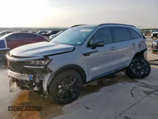 2023 Kia Sorento X-Line SX Prestige with VIN 5XYRKDLFXPG239200, listed as a Copart auction lot 56796165 with 34,668 mi miles and Salvage title. Bid and sale history available at DreamBid. Image 1.